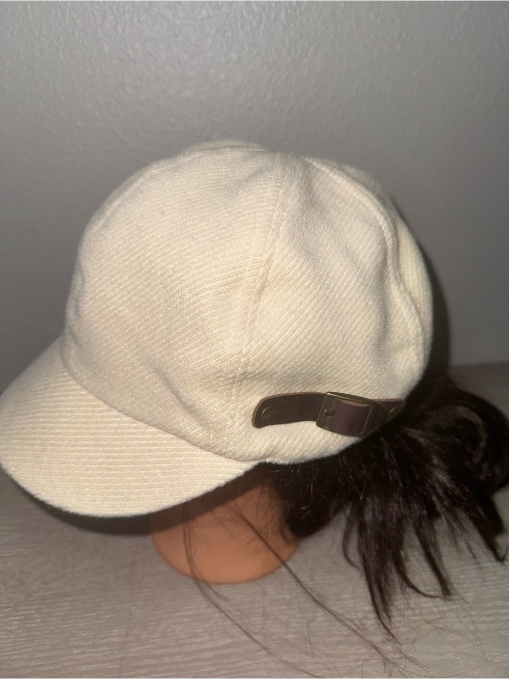 Scala Pronto wool blend Cap Hat beige